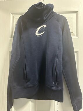 Cleveland Cavaliers Navy High neck Pullover Hoodie